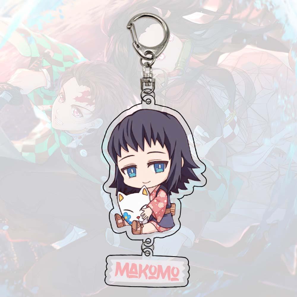 Móc Khóa Họa Tiết Hoạt Hình Kimetsu No Yaiba Đáng Yêu