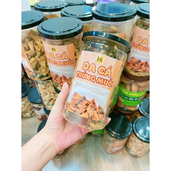 BÁN SỈ DA CÁ LẮC TRỨNG MUỐI - 180gr | BigBuy360 - bigbuy360.vn