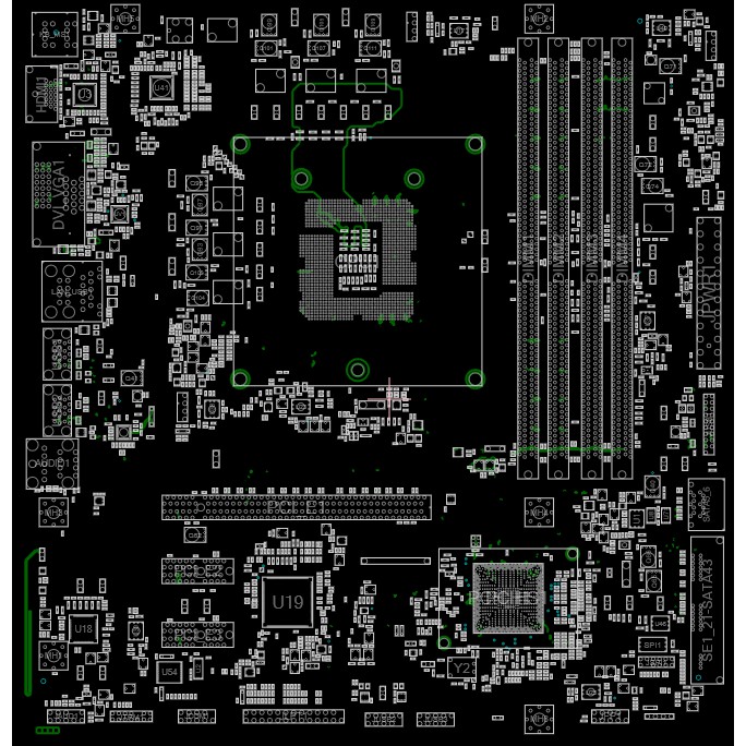 Sơ đồ mạch Boardview MSI mã board MS-7982 Rev 1.1 MS 7982 VER 1.1