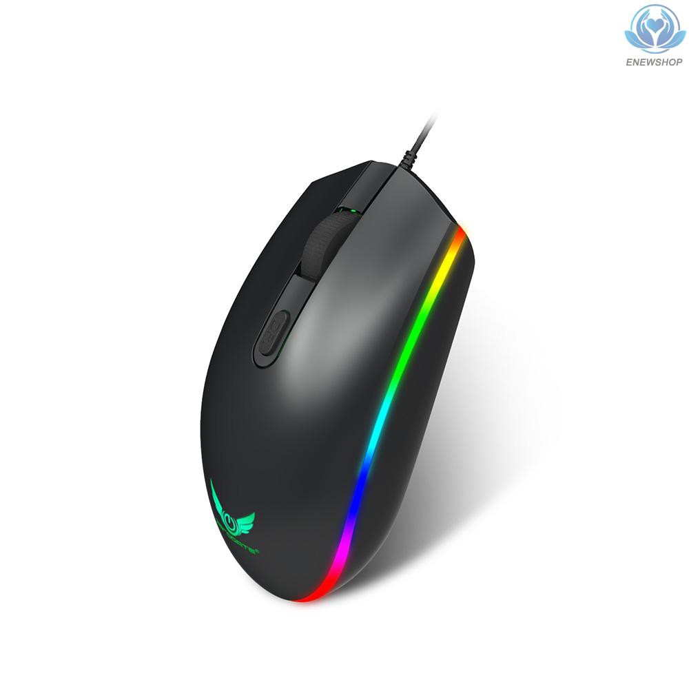 Chuột Chơi Game Zerodate S900 1600dpi 4 Nút Có Đèn Led Nền Rgb