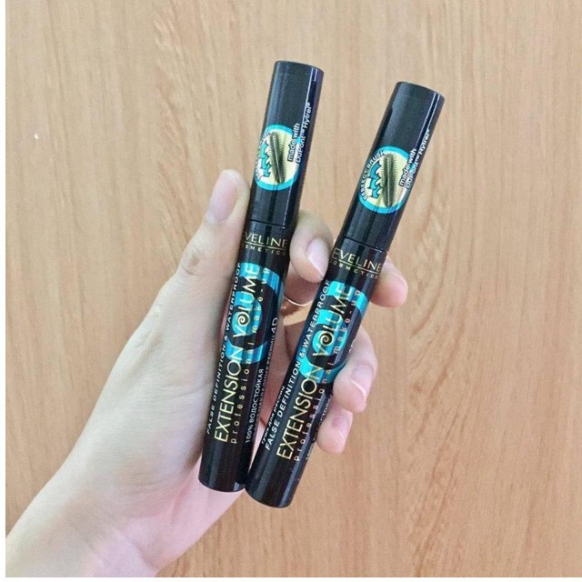 Mascara Eveline 4D dày mi và chống thấm