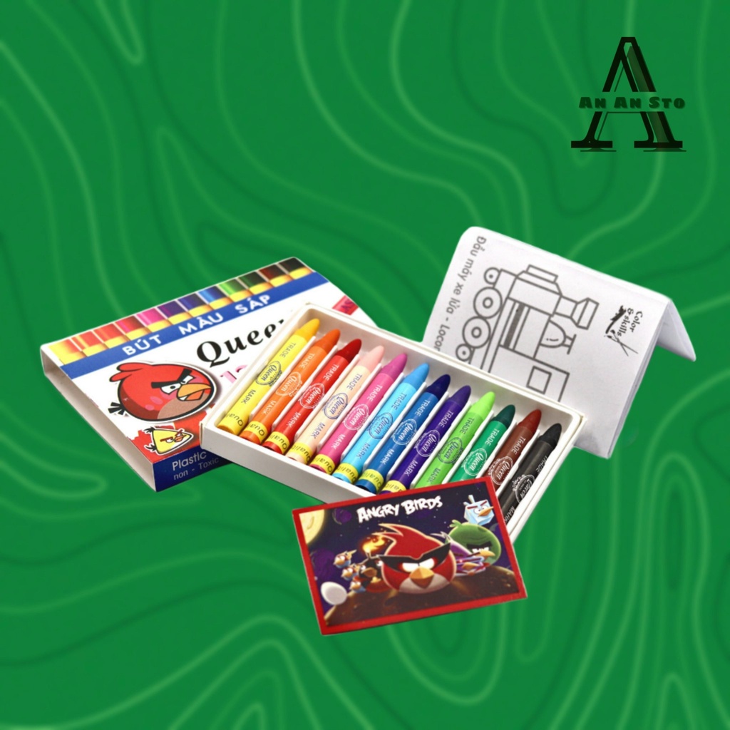 BÚT MÀU SÁP QUEEN 12 - 18 MÀU