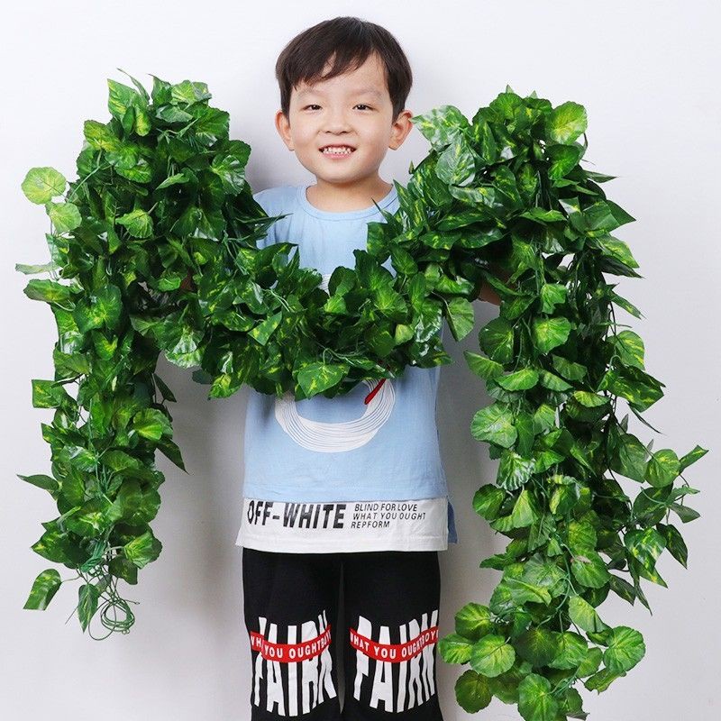 Dây Lá Phong Bằng Nhựa Dài 2M Dùng Trang Trí Đám Cưới / Sân Vườn DIY