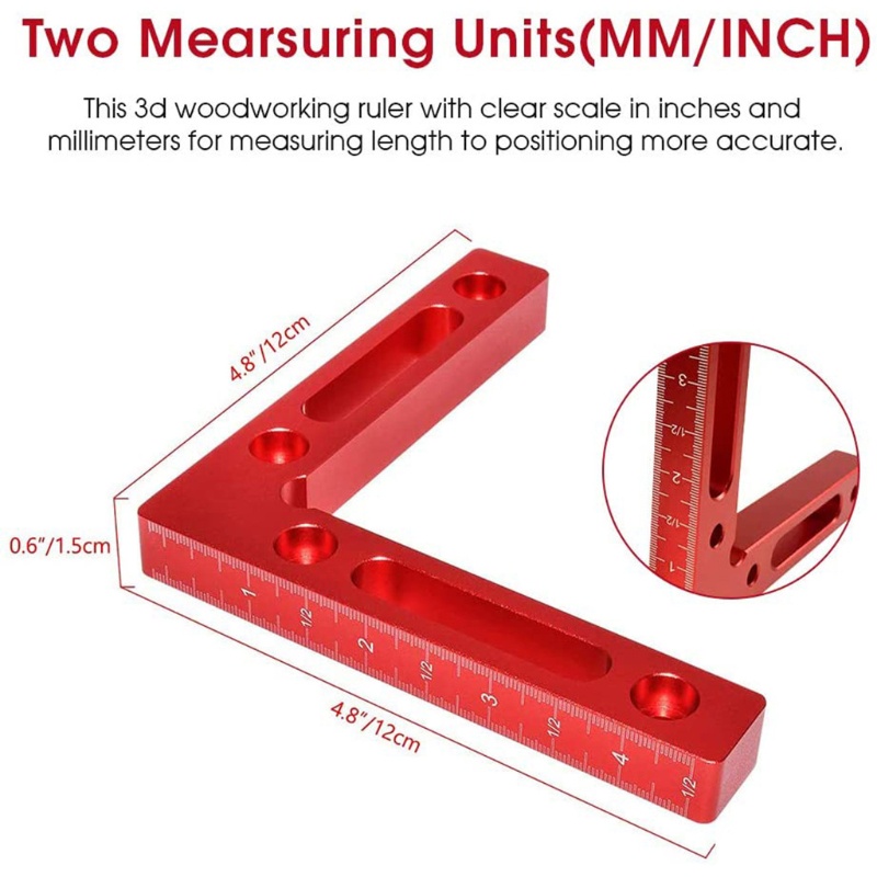 Thước Đo Cố Định Góc 90 Độ Hình Chữ L Chuyên Dụng Cao Cấp