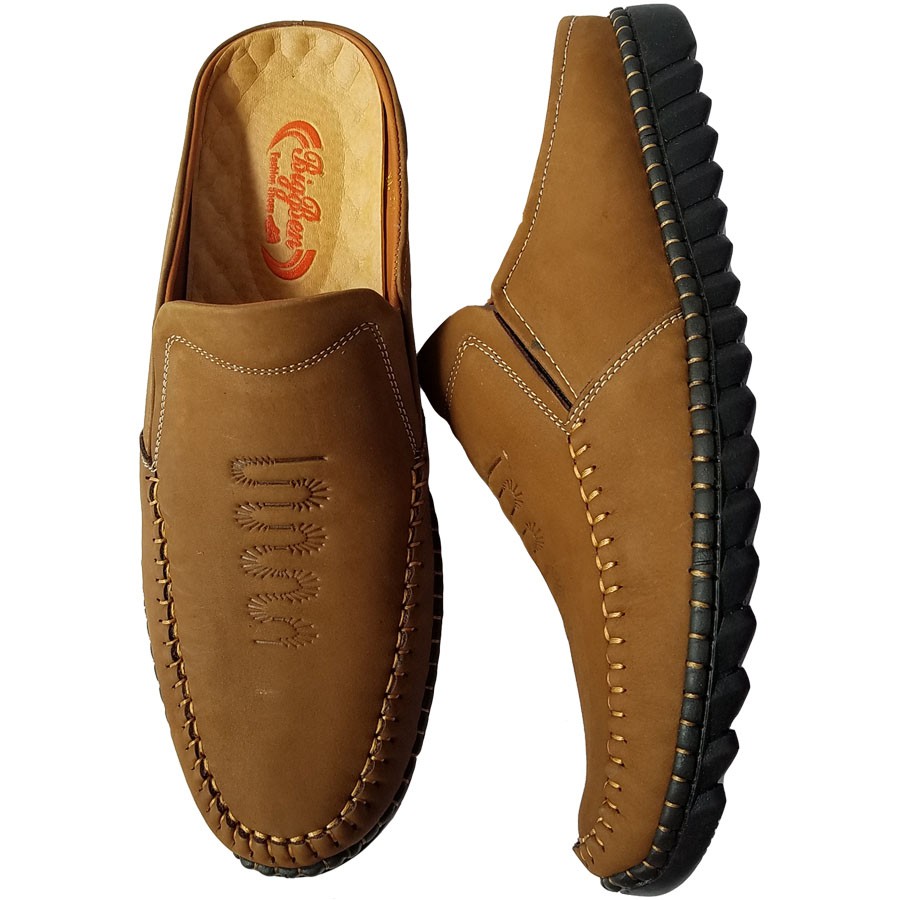 Dép Sabo Bít Đầu Nam Da Bò BIGBEN SB12