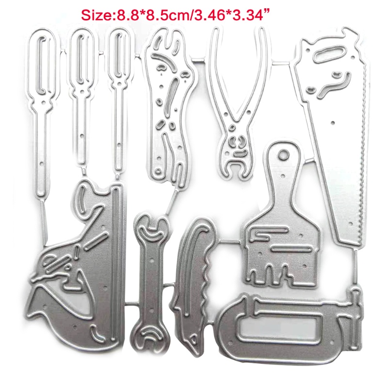 Khuôn Mẫu Cắt Thẻ Trang Trí Album Bằng Kim Loại DIY