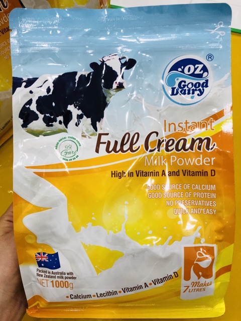 SỮA Tươi DẠNG BỘT NGUYÊN KEM OZ GOOD DAIRY Úc