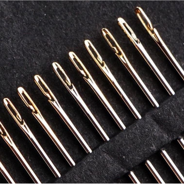 QUẢ ỚT - BỘ 12 KIM KHÂU QUẦN ÁO KHÔNG CẦN XỎ CHỈ