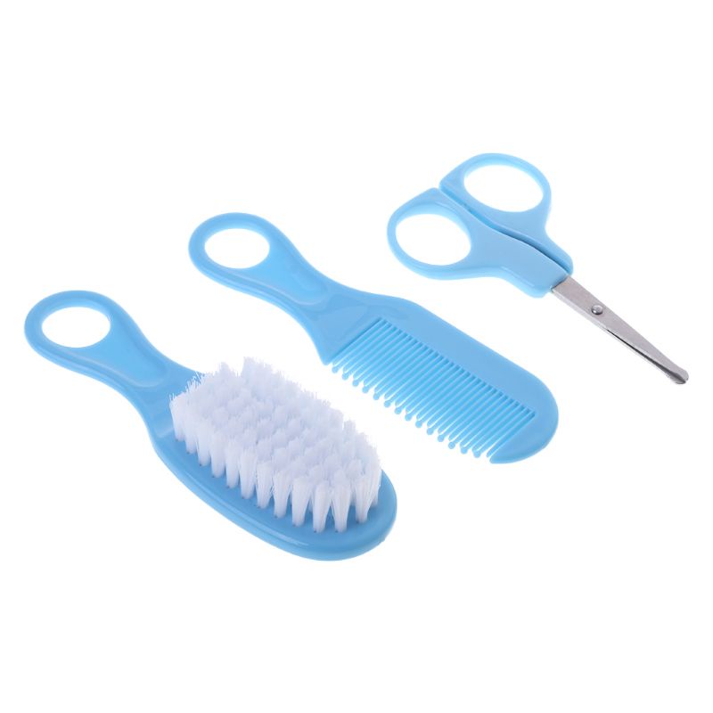 Bộ Lược Chải Tóc Mềm Mini Mát Xa Da Đầu Cho Trẻ Sơ Sinh