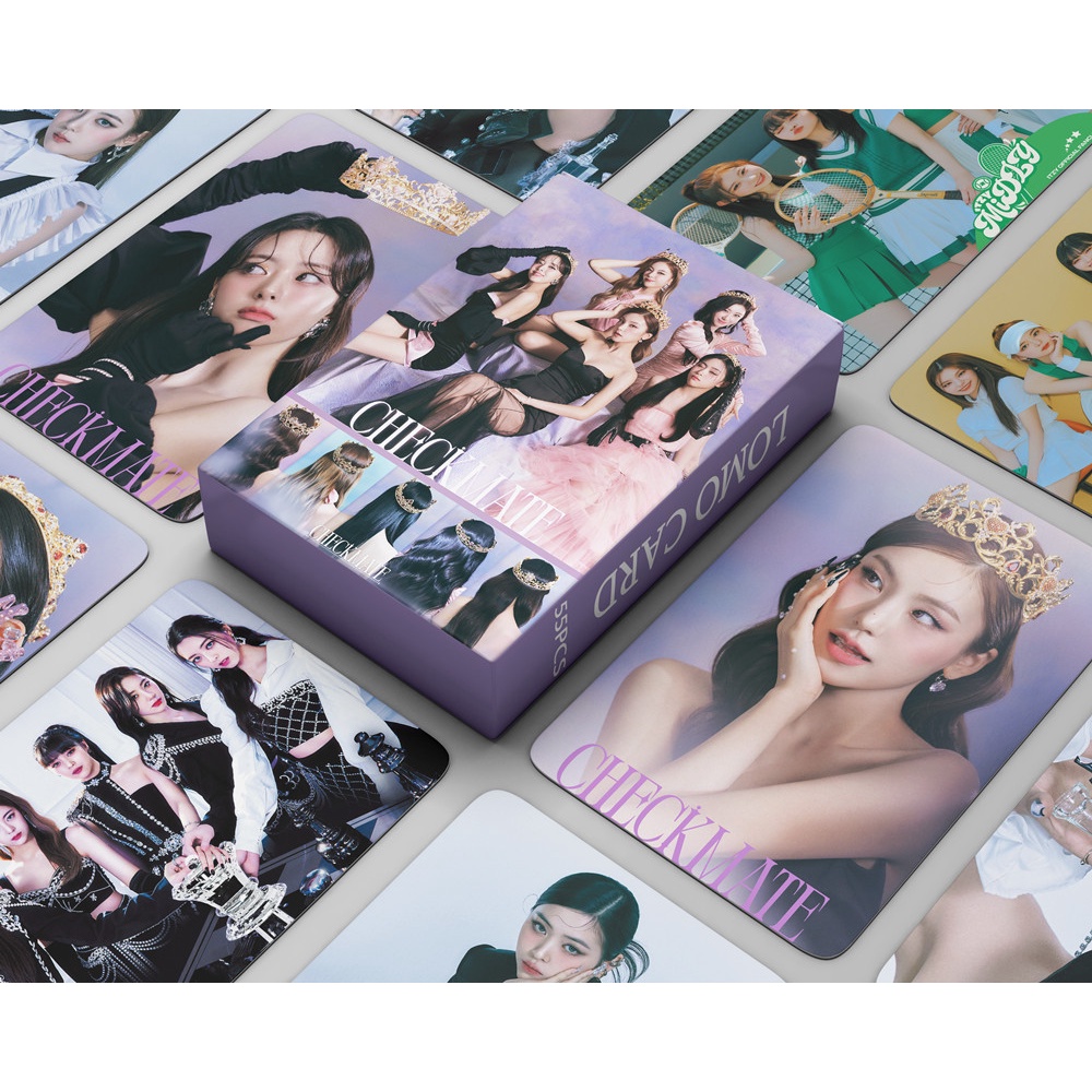 Hộp 55 Ảnh ITZY Lomo Card Crazy In Love & Điện Áp