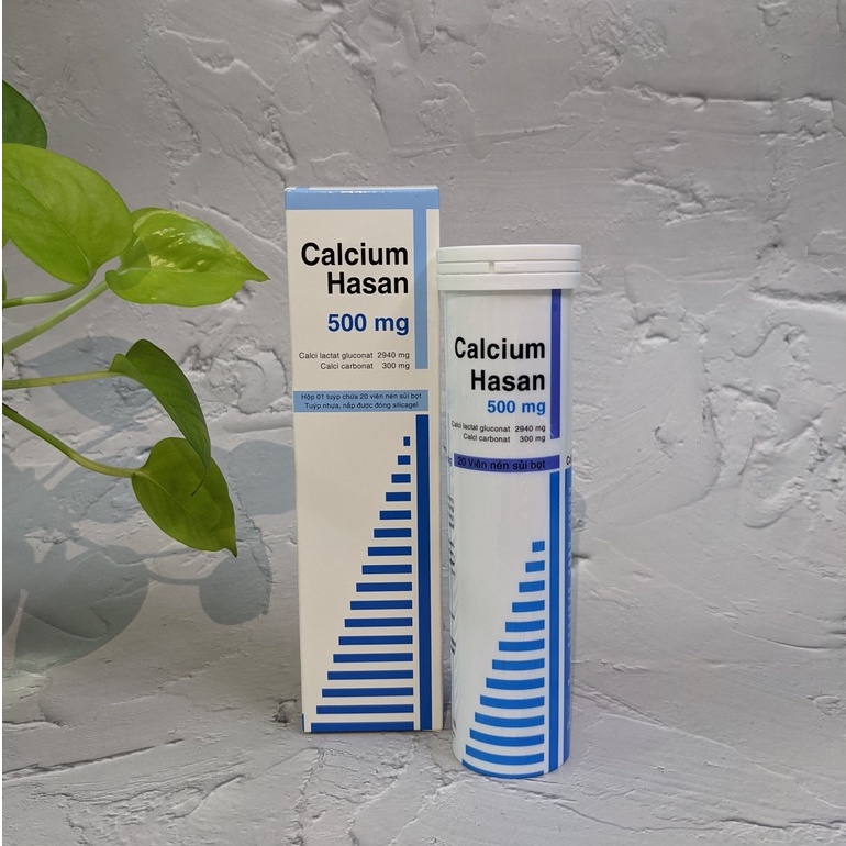 Viên Sủi Calcium Hasan 500mg Bổ Sung Canxi