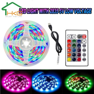 mới dây đèn led 3m/10m 600LEDS RGB 2835 DC 5V trang trí nhà cửa