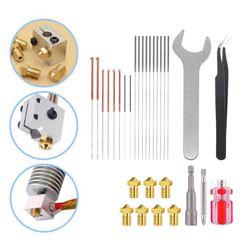 Bộ 29 Dụng Cụ Vệ Sinh Vòi Máy In 3D