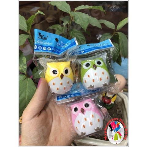 Gọt bút chì hình cú dễ thương