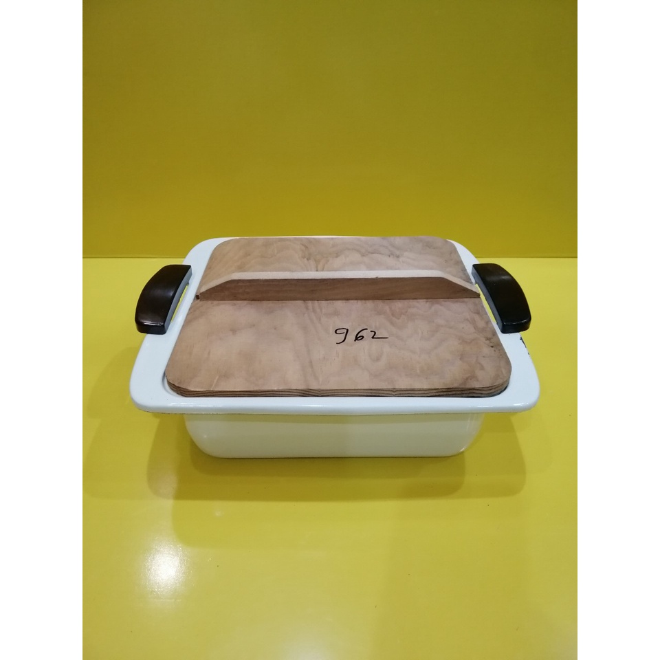 Nồi men lẩu (chảo) nội địa Nhật, size 23cm, cao 8cm (mã 962), Dùng được bếp từ