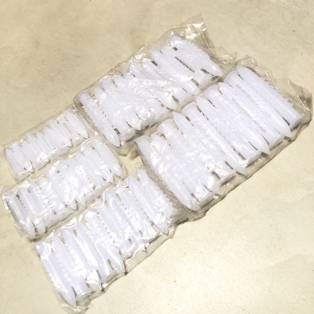 Tắc kê nhựa nhiều kích thước 3F - 7F (1 BỊCH(10 TÉP) ) - Điện Việt