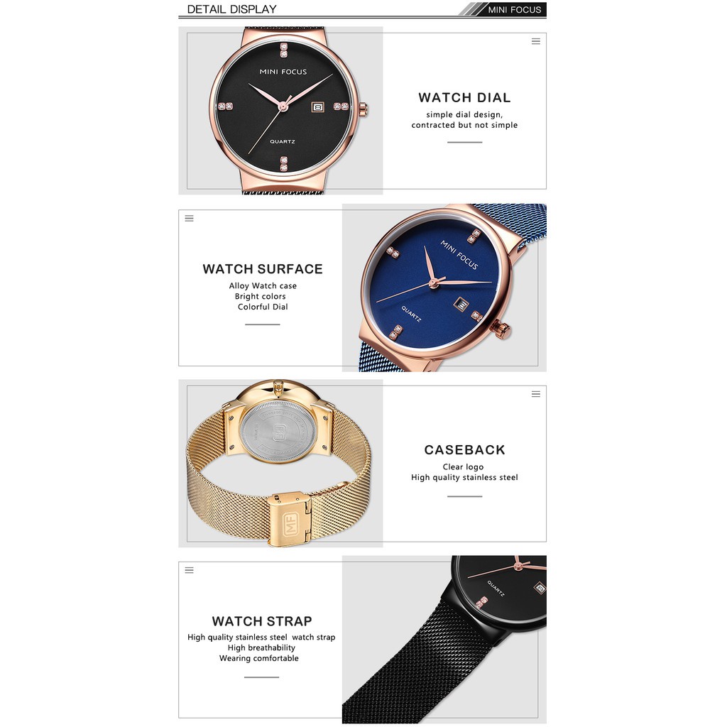 Mini FOCUS MF0181G Top Cao Cấp Thương Hiệu Đồng Hồ Thời Trang Thể Thao Nam Đồng Hồ Thạch Anh Xu Hướng Đồng Hồ Đeo Tay Quà Tặng Cho Nam