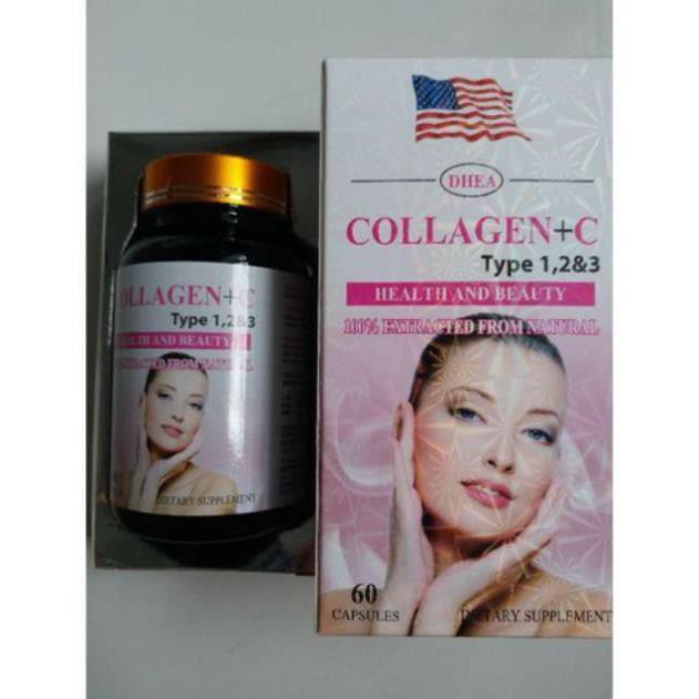 ĐẸP DA SÁNG DA - COLLAGEN + C 60 viên sữa ong chúa, nhau thai cừu