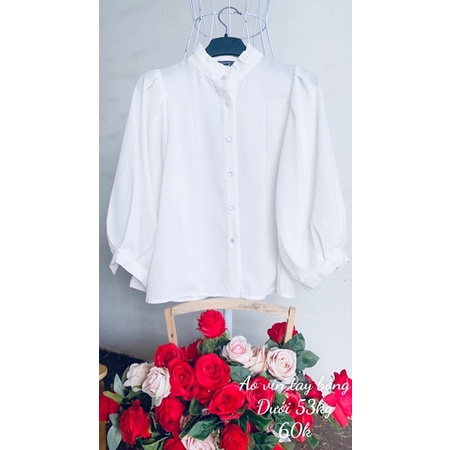Áo vin trắng kiểu