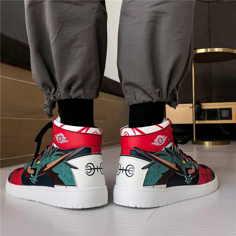 Stylish Naruto printed sneakers for men
