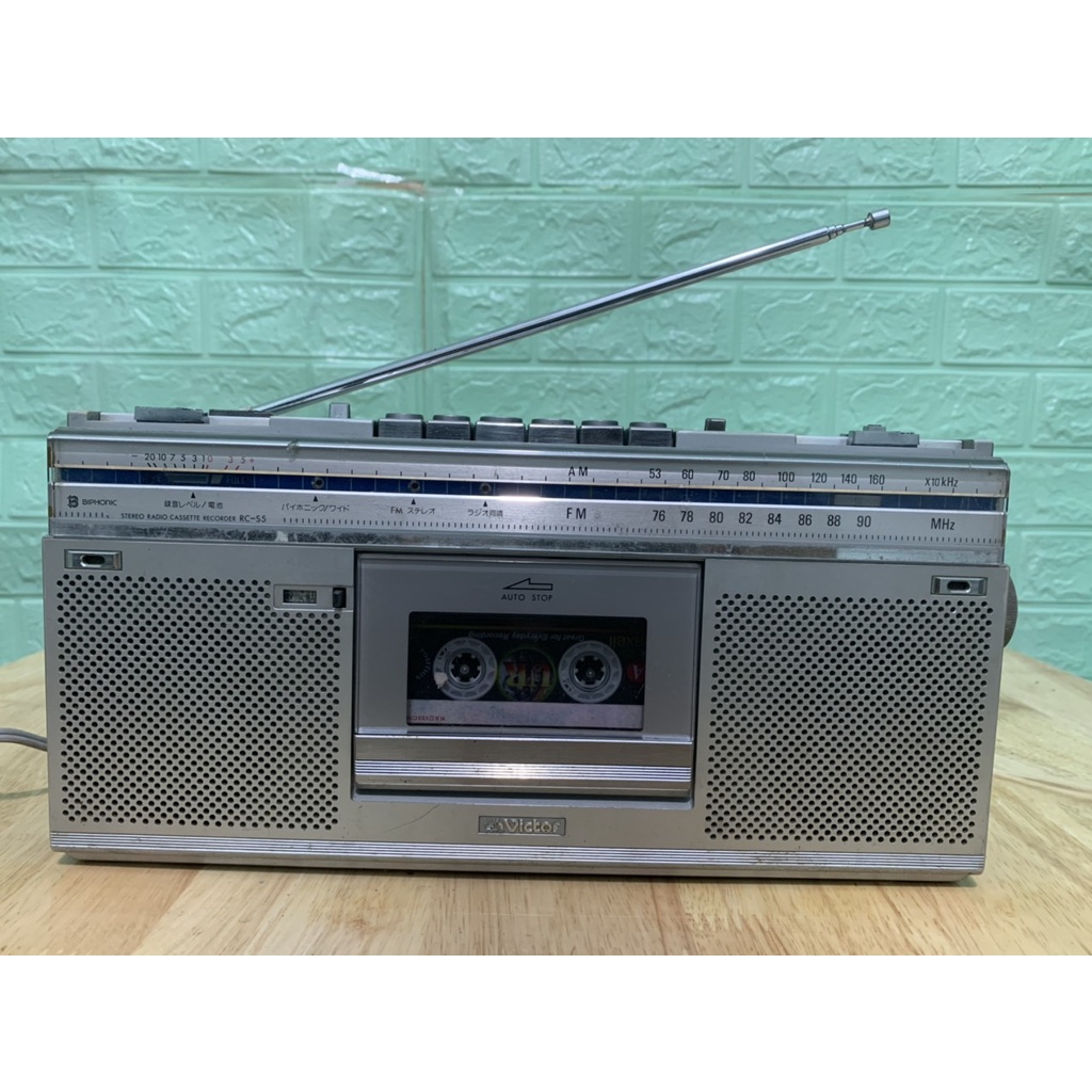 Bán em đài Cassette cổ Vicstor RC-S5 giá rẻ thumbnail