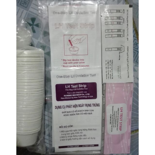 Que thử rụng trứng LH Test Strip