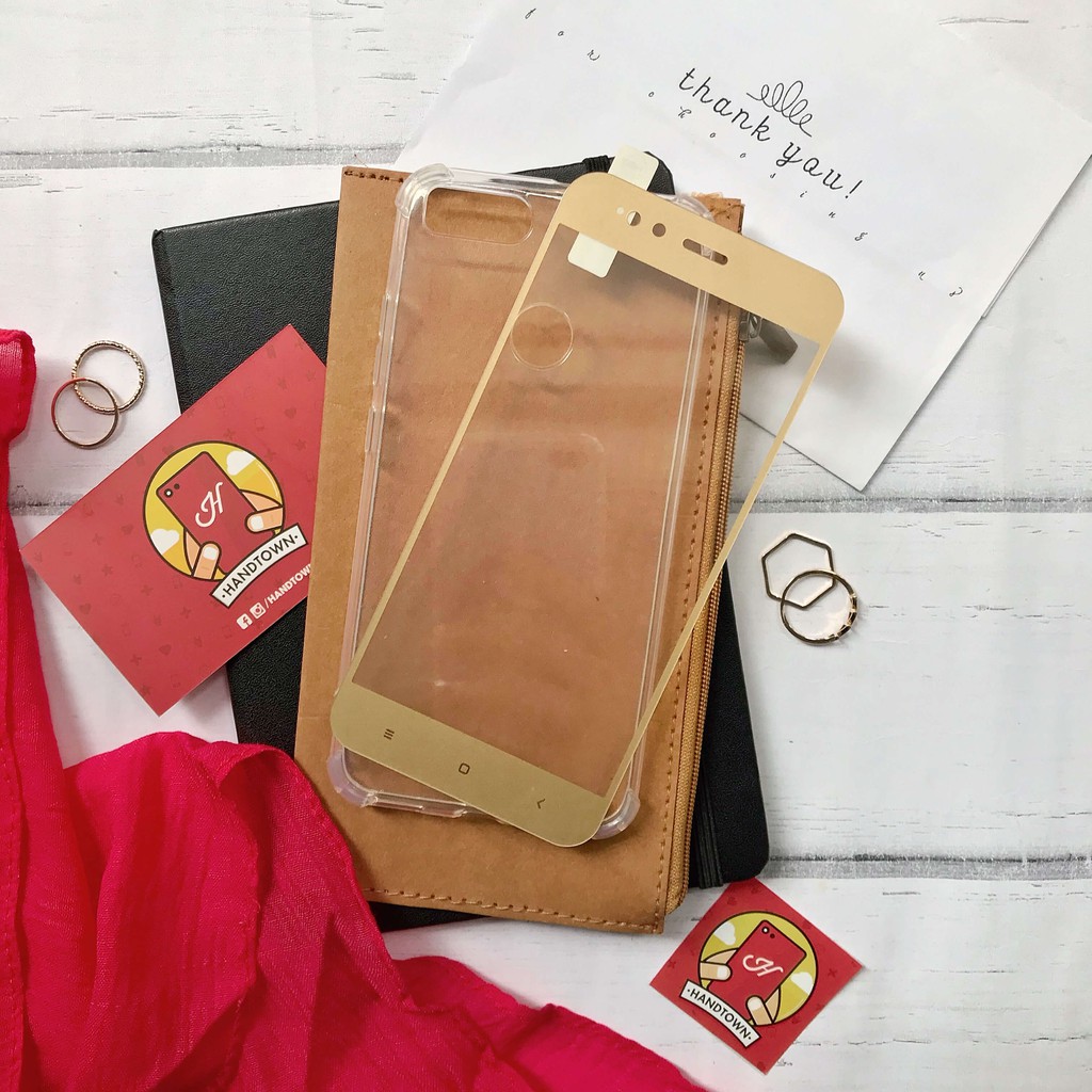 Xiaomi Mi5x/MiA1 _Ốp lưng chống sốc và Cường lực full màn xiaomi mi 5x và chống loan dầu, không chấm liti, hít toàn màn