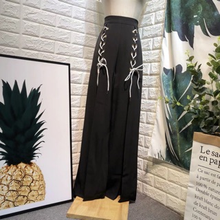 SALE Quần ống loe đan dây
