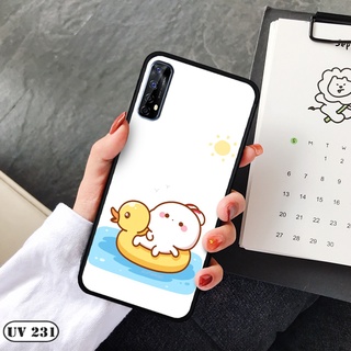 Ốp lưng nhám in hình 3D Realme 7