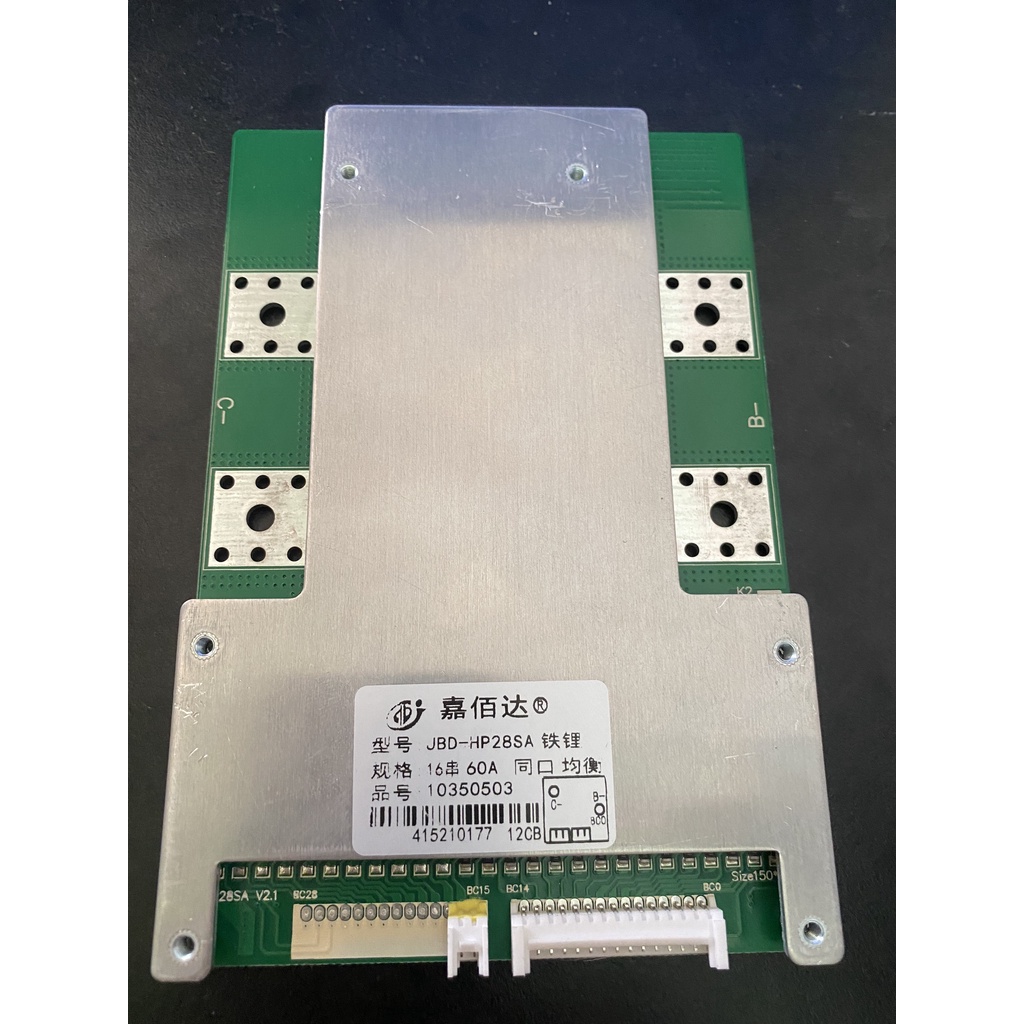BMS JBD 16S/20S/24S -20A/30A/40A/50A/60A,sạc cân bằng LiFePO4 3.2V