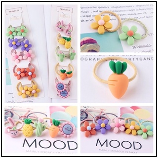Set 10 dây buộc tóc dễ thương cho bé gái