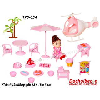 Búp bê Chibi dã ngoại - Buổi dã ngoại của Chibi + Máy bay 175-054