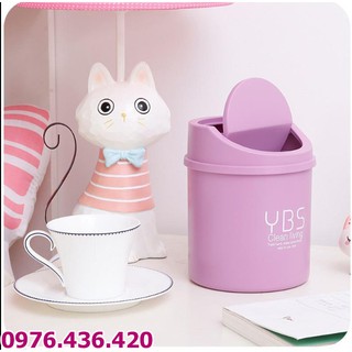Thùng rác mini để bàn siêu tiện ích