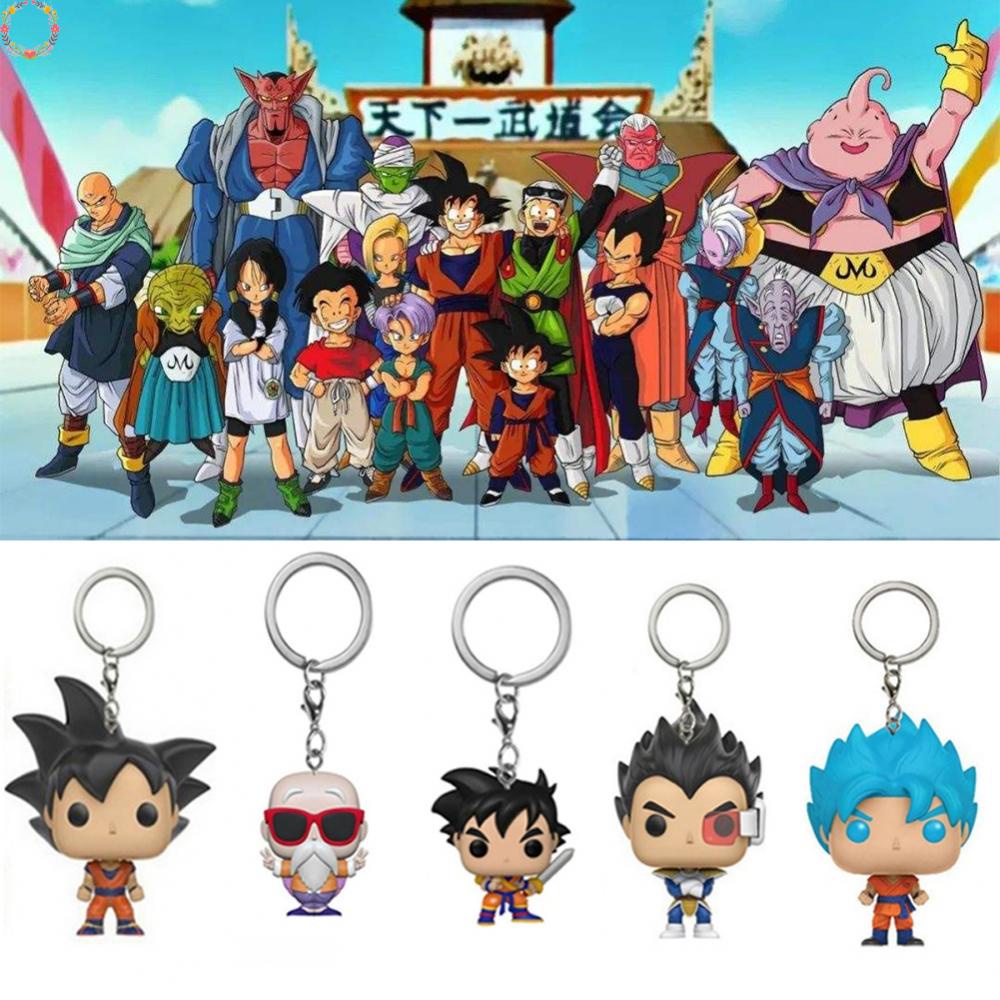 Móc Khóa Funko Pop Hình Goku Vegeta Gotenks
