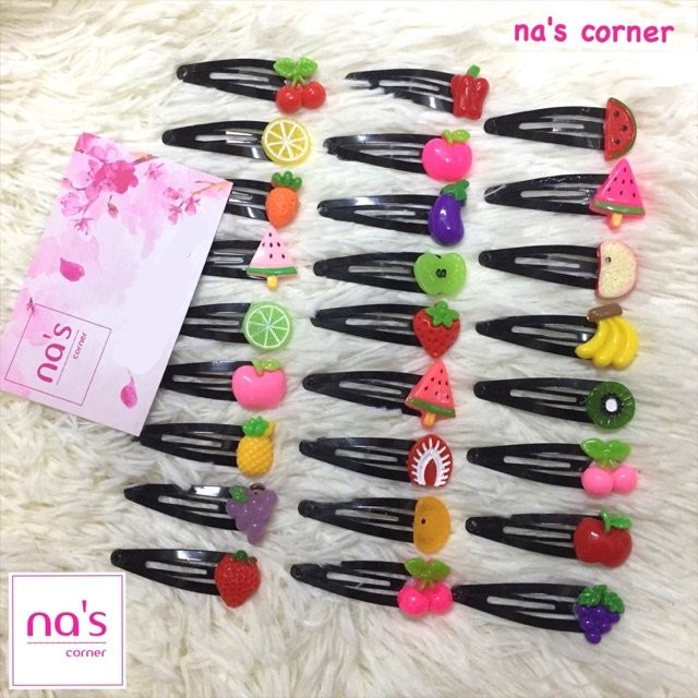 Kẹp tóc mái nhiều mẫu (kẹp bấm)