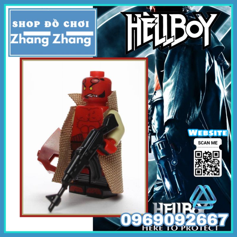 Đồ chơi Xếp hình Hellboy con trai của Quỷ Minifigures wm439 wm6020