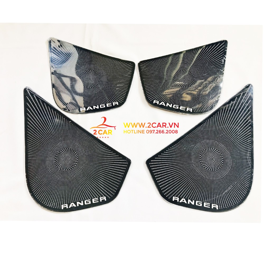 Ốp Tapli, Màng Loa cánh cửa xe Ford Ranger 2016 - 2021, hàng Titan Cao cấp