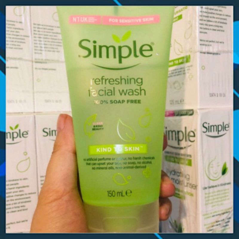 Sữa rửa mặt simple - 150ml Bill 4 date 2023 mới nhất | BigBuy360 - bigbuy360.vn