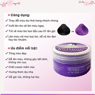 Sáp Đổi Màu Tóc Tạm Thời KALANXUAN Siêu Hot