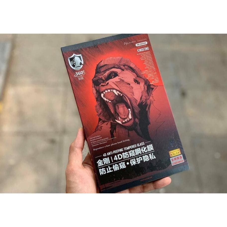 [giá sỉ] Kính cường lực kingkong iphone 11 pro max 7 8 plus x xs xr x maxchống nhìn trộm chính hãng