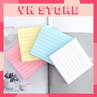 Giấy note dòng kẻ đơn giản nhiều màu sắc