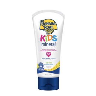 Kem chống nắng trẻ em Banana Boat Kids 100% Mineral Sunscreen Lotion SPF 50+ (177ml)