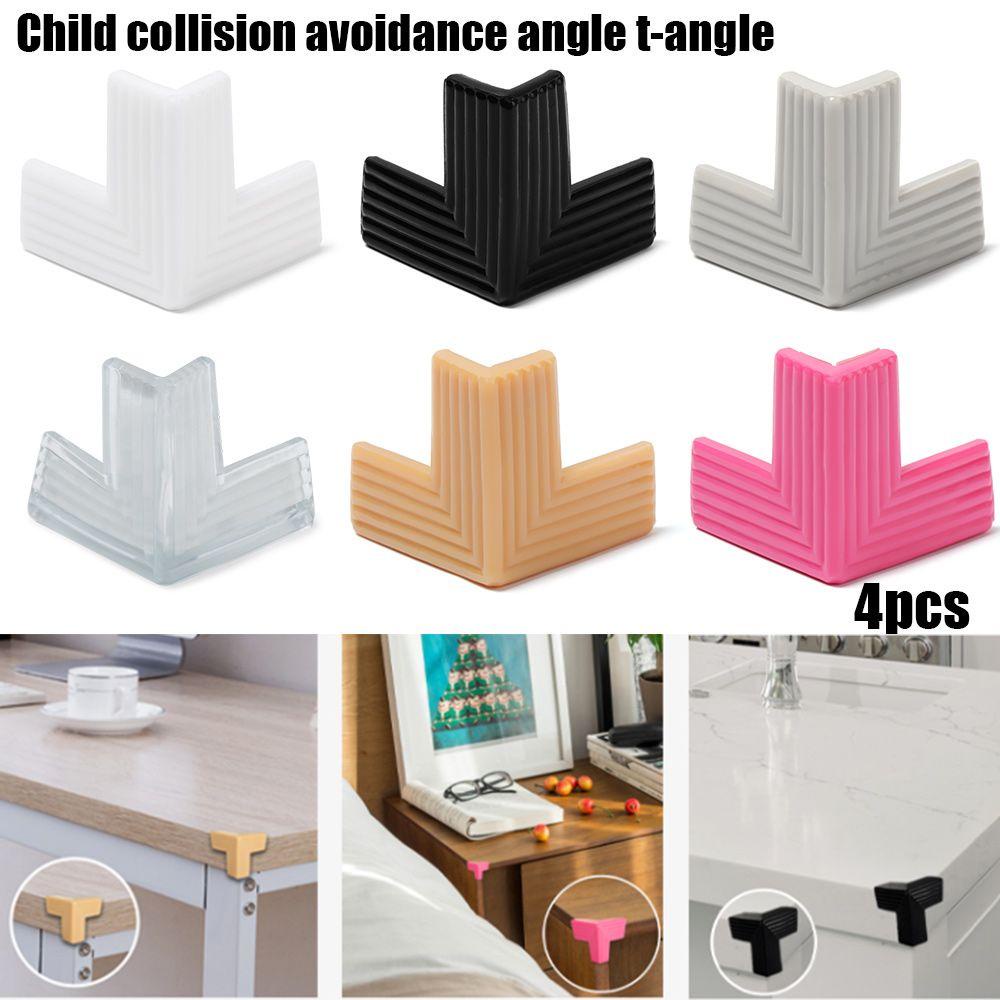 Bộ 4 Miếng Bọc Cạnh Bàn Mềm Mại Bảo Vệ An Toàn Cho Bé