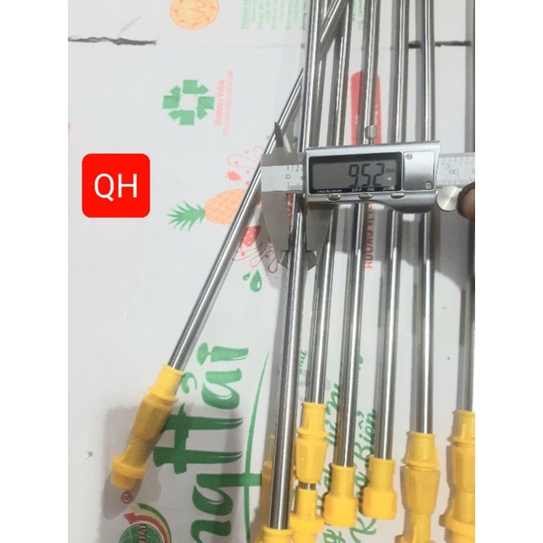 Cần tưới cây, phun phân bón inox dài 60cm - Kéo dài ra 120cm dùng cho bình phun  xịt tự động