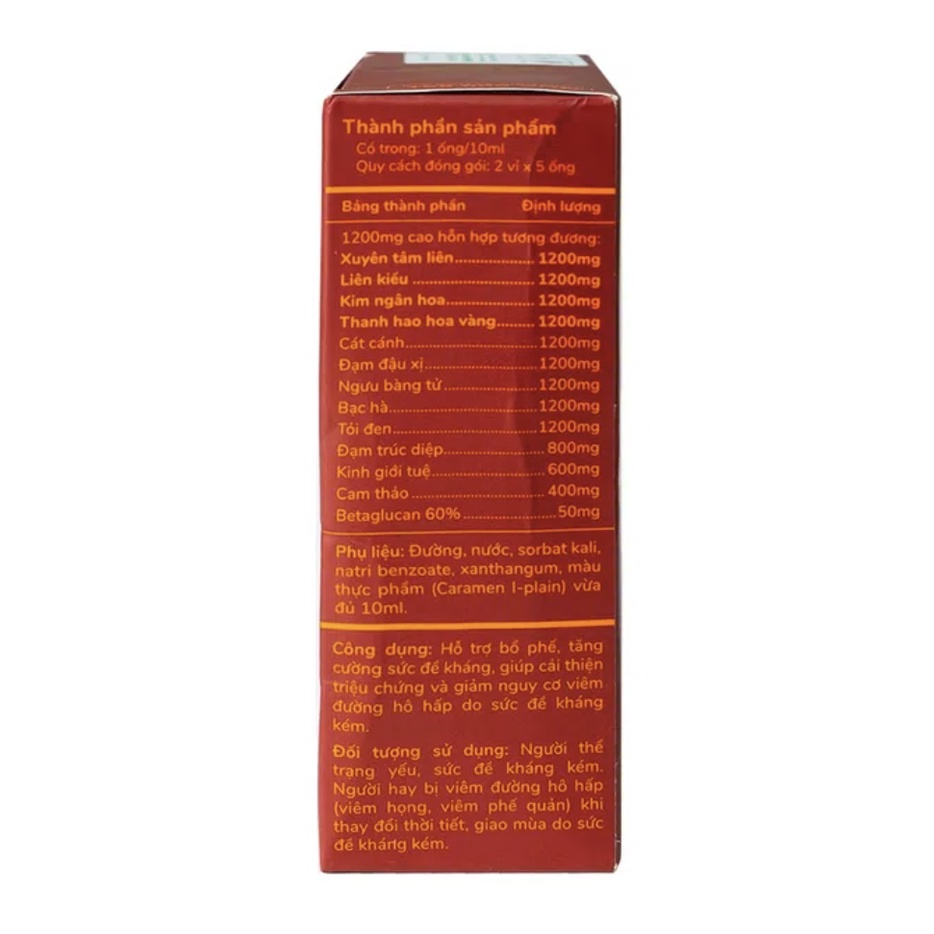 Zhealth, hỗ trợ bổ phế, tăng cường sức đề kháng