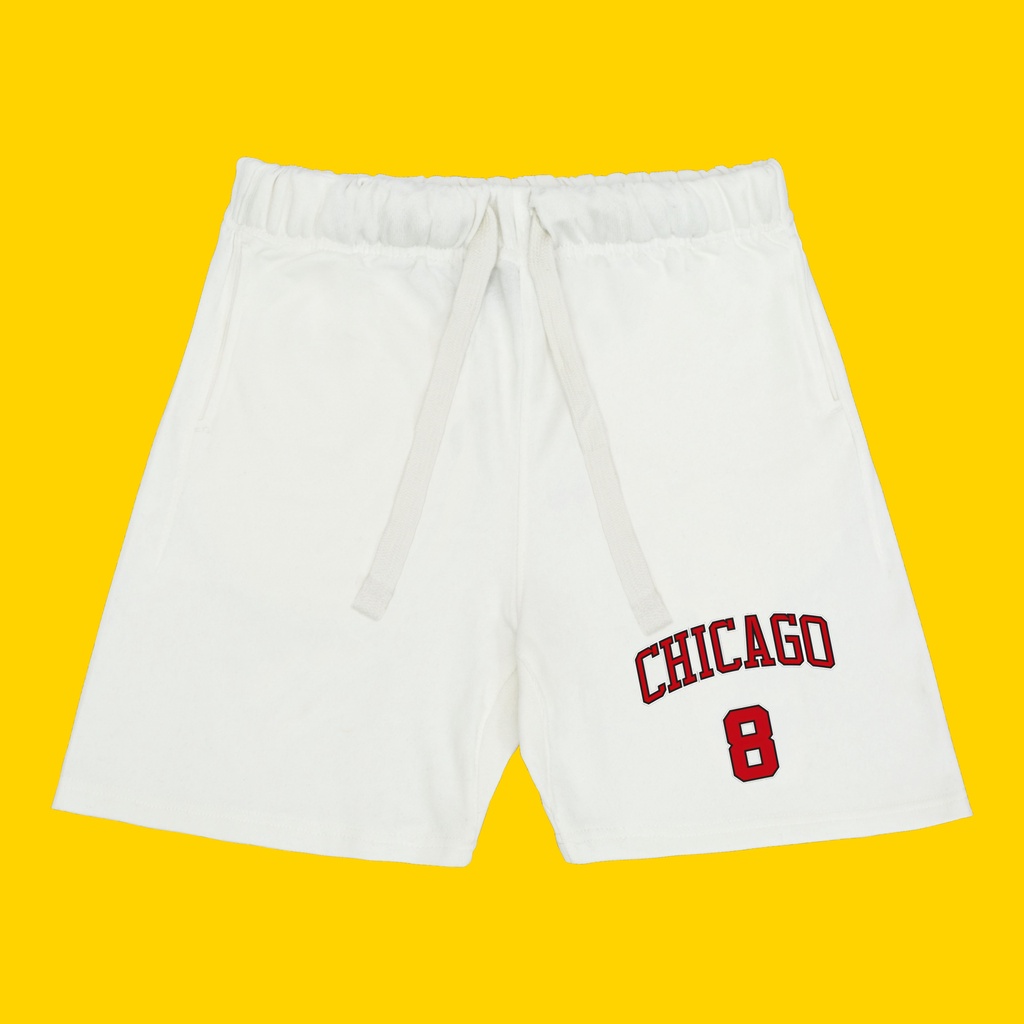 Quần Short CHICAGO Nam nữ Unisex dogo.store .chất liệu nỉ cotton da cá