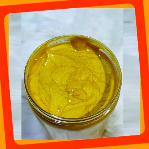 Màu Acrylic nhũ ánh kim lấp lánh Chicken 5D hũ 350ml