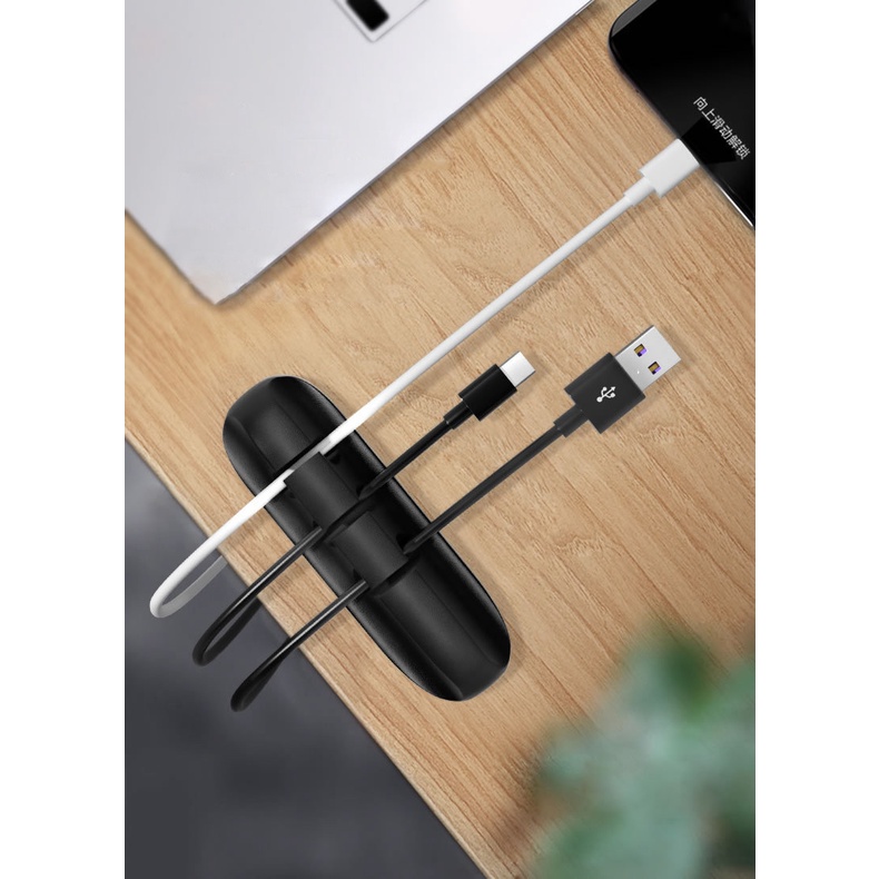 Nẹp cố định dây điện SOSAMA nẹp giữ dây điện, dây sạc, chuột, bàn phím, tai nghe tiện dụng TA-001229