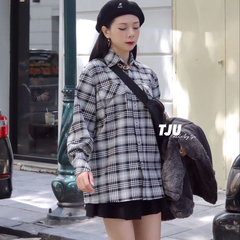 Sơ mi oversize Tju