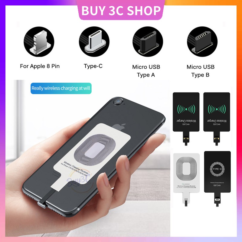 SAMSUNG Đế Sạc Không Dây Qi Cho Điện Thoại Android iPhone Type C OPPO